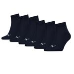 Puma Quarter Sokken Plain 6-pack Navy