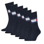 Tommy Hilfiger Sokken Flag 6-pack Dark Navy