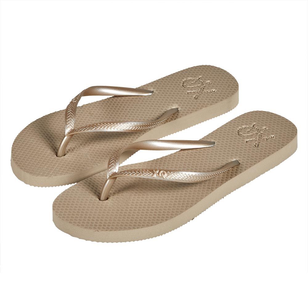 XQ Teenslippers Dames Plain Sand 