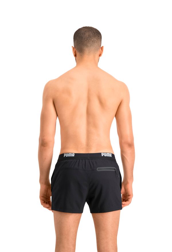 Puma Zwembroek Mannen Logo Short Zwart