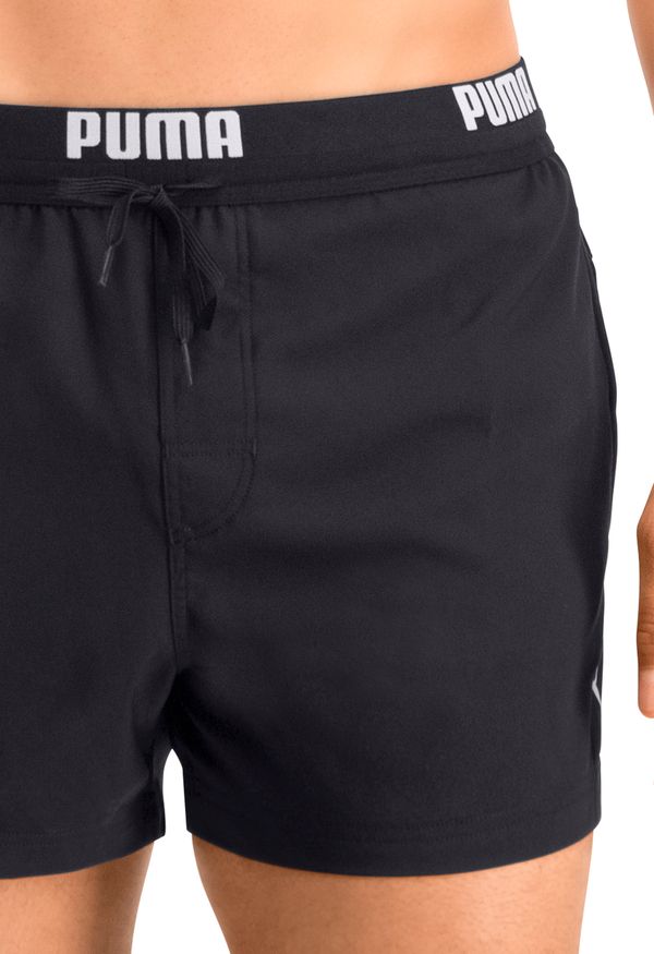 Puma Zwembroek Mannen Logo Short Zwart