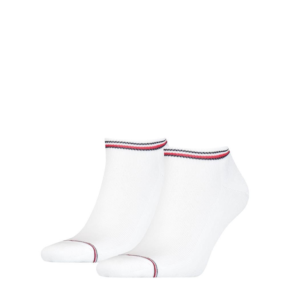 Tommy Hilfiger Sokken Men Iconic Sneaker White 2-Pack