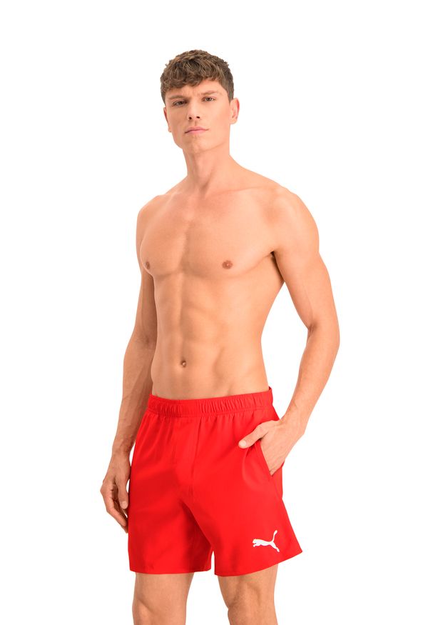 Puma Zwembroek Mannen Mid Shorts Red