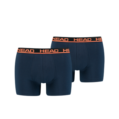 HEAD boxershort basic 2-pack blue / orange