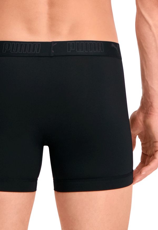 Puma Sport Boxershorts Microfiber 2-pack Zwart