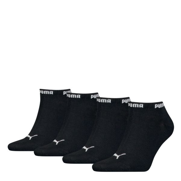 Puma Sneakersokken Promo Unisex 4-Pack Zwart