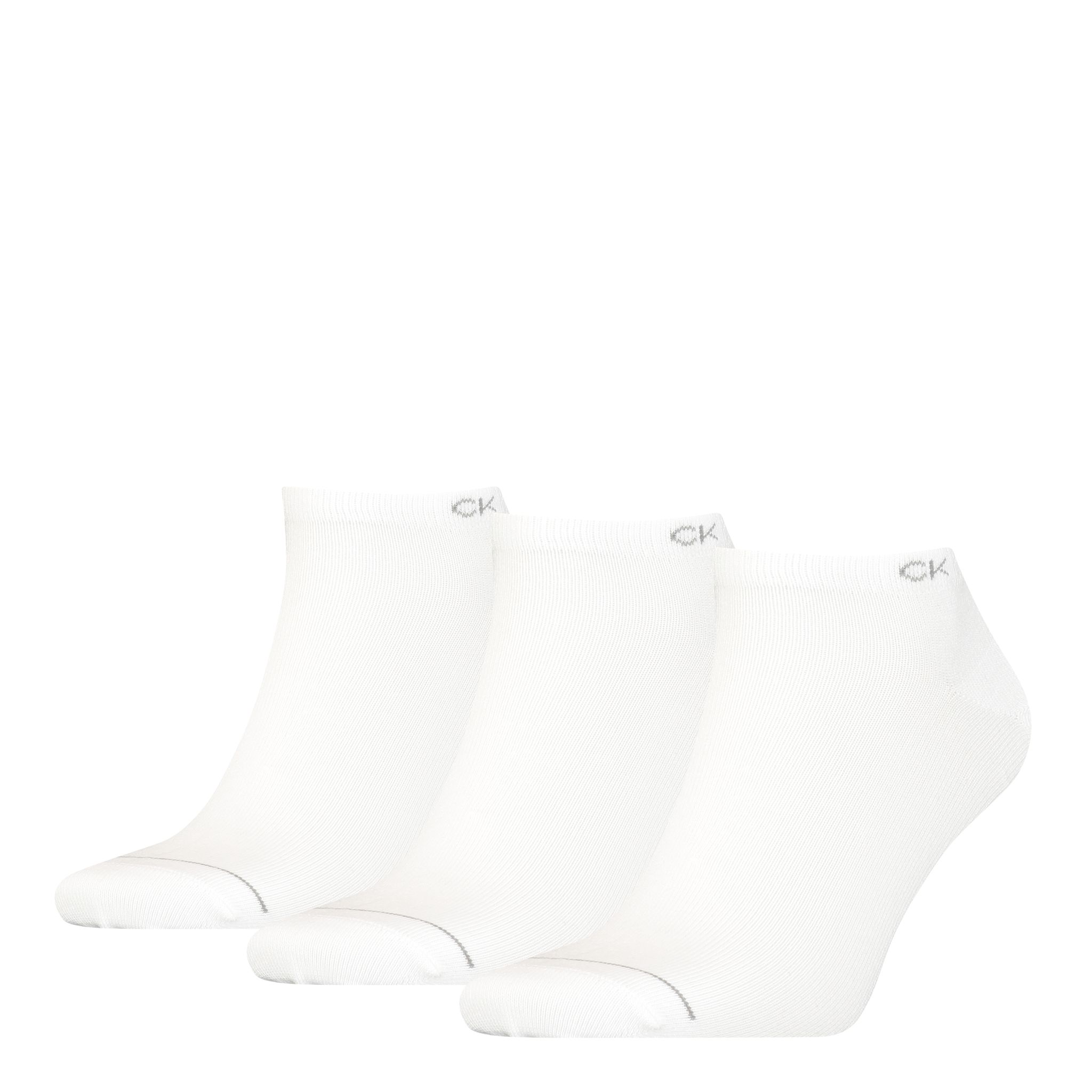 Calvin Klein Heren Sneakersokken 3-pack Wit