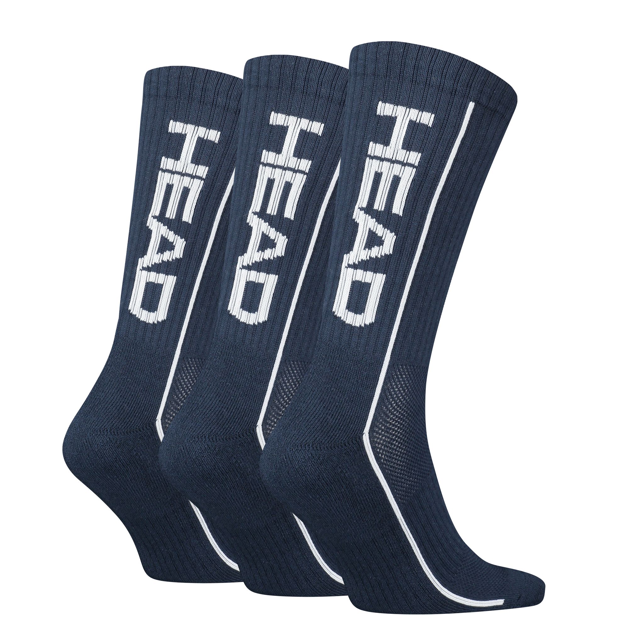 HEAD Sokken Performance Crew 6-pack Navy