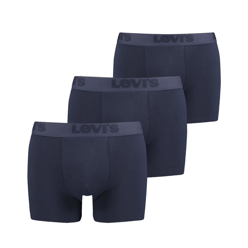 Levi's Boxershorts Premium Brief Heren Navy 3-Pack