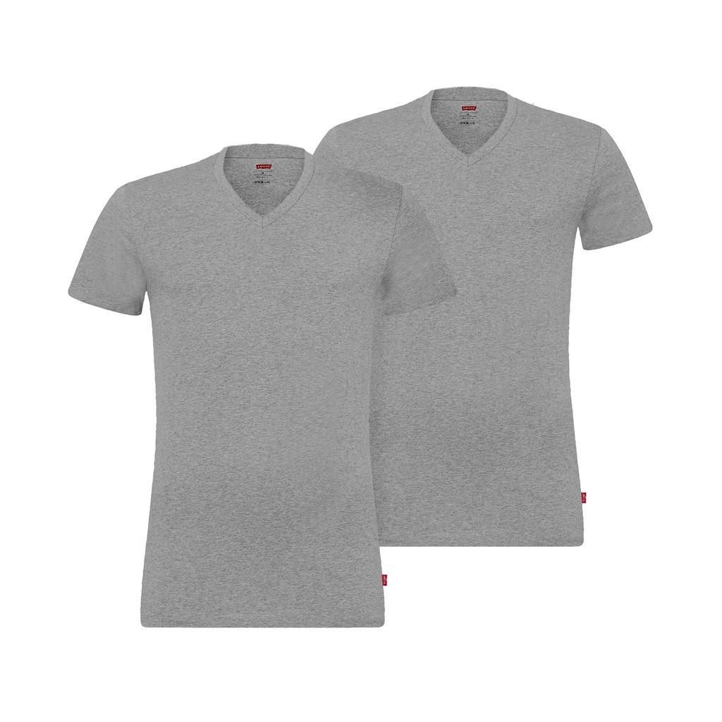 Levi's Men V-Neck Grey Melange