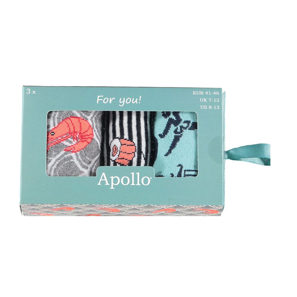 Apollo Sokken Giftbox Heren Sushi 3-pack