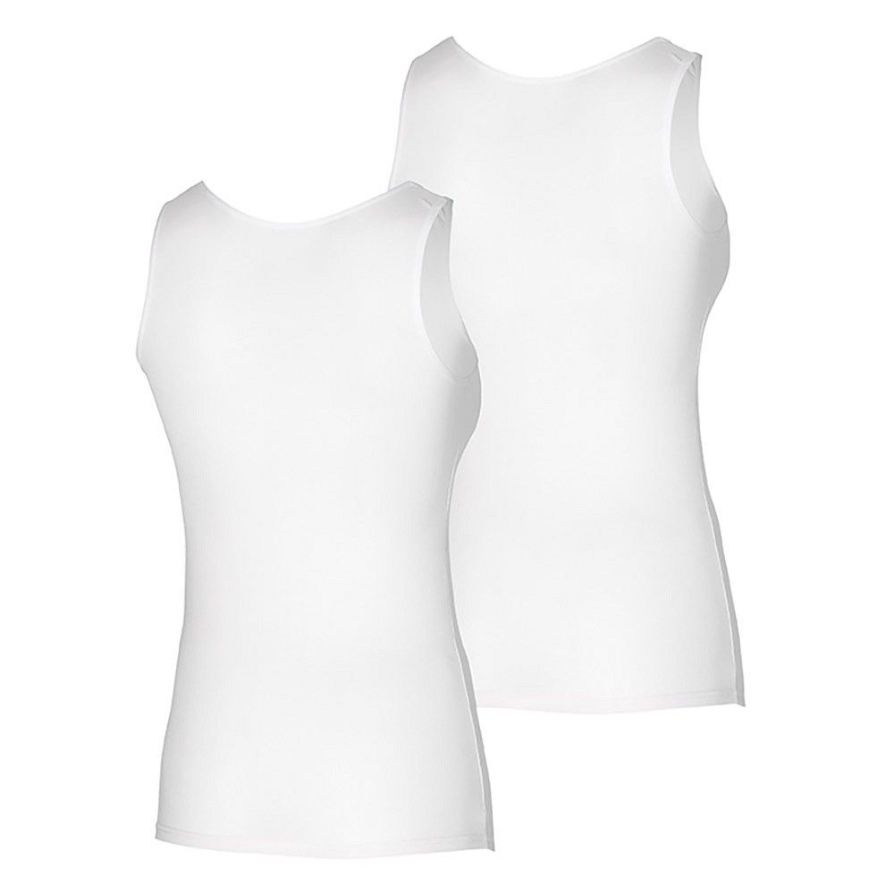 Apollo Singlet Dames Bamboo Wit 2-pack