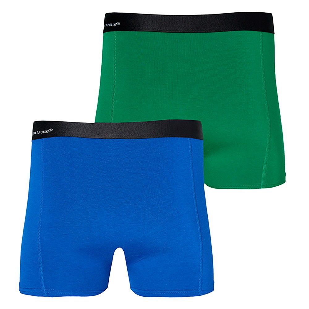 Apollo Boxershorts Heren Bamboo Basic Blue / Green 8-pack