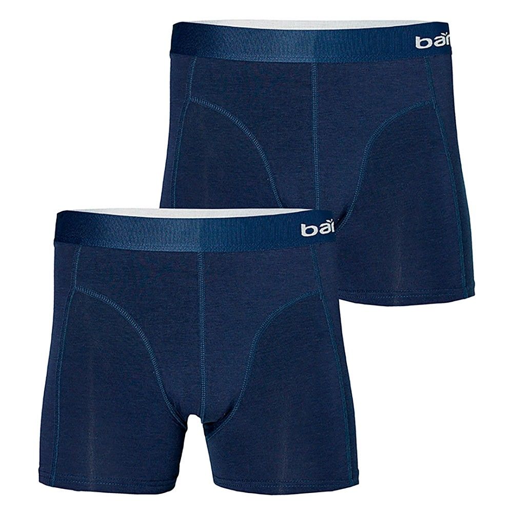 Apollo Boxershorts Heren Bamboo Basic Navy 2-pack