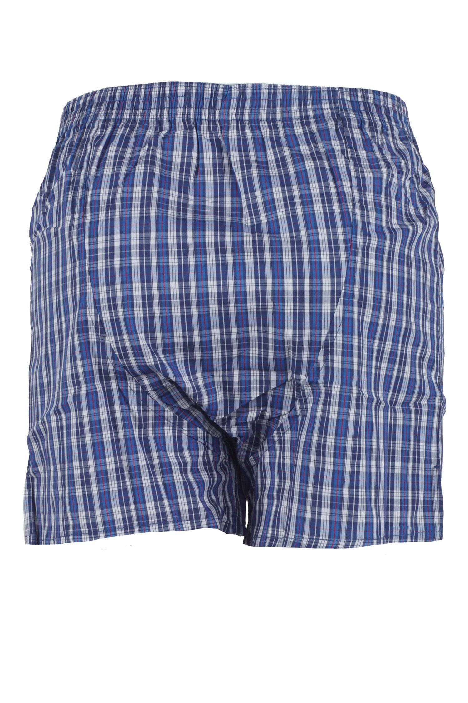 DEAL International boxershort Kariert Blauw