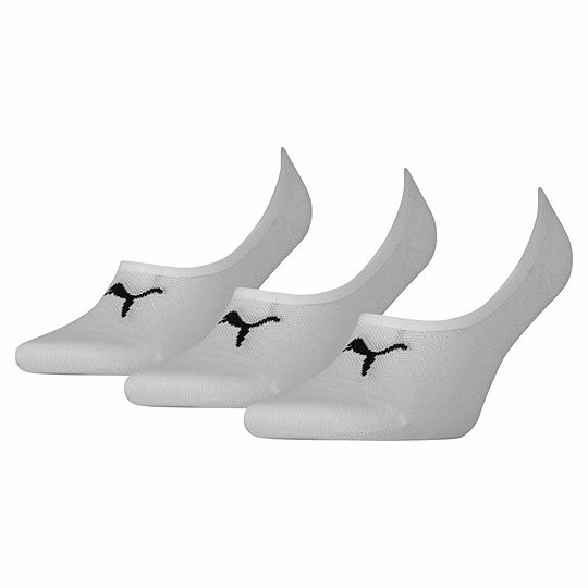 Puma sokken Footie wit 3-pack unisex