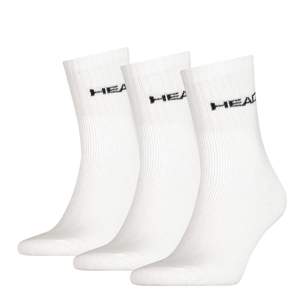 Head Sokken Short Crew 3-pack White