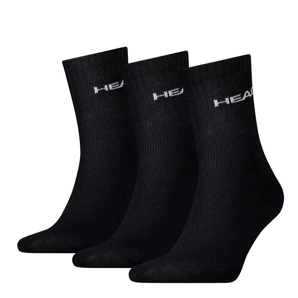 Head Sokken Short Crew 3-pack Black