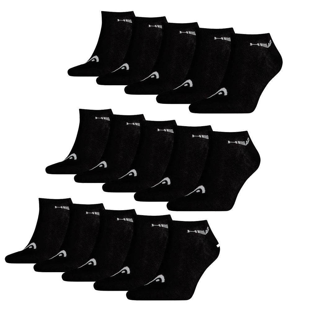 Head Sokken Sneaker 15-pack Zwart