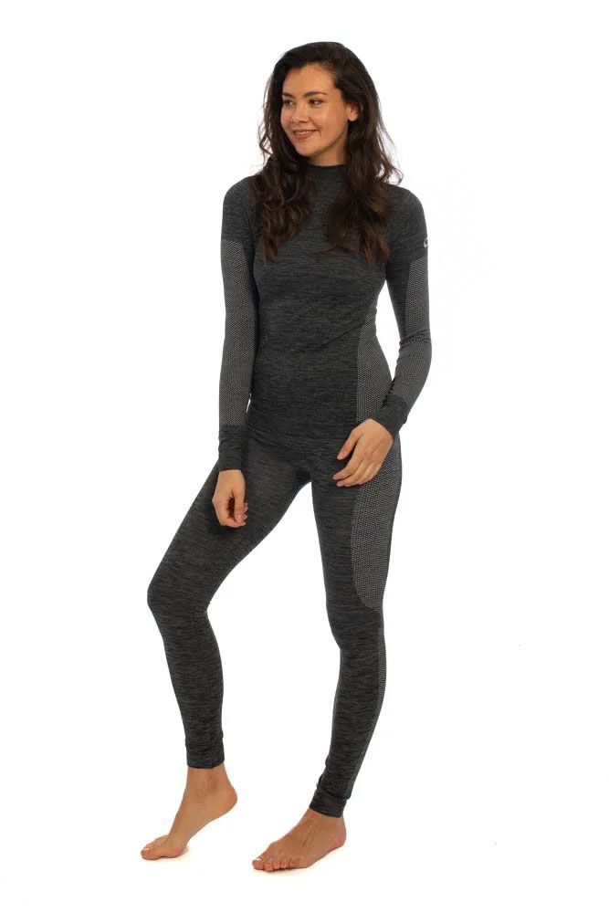 Heatkeeper Thermo Legging Dames Premium Zwart Melange