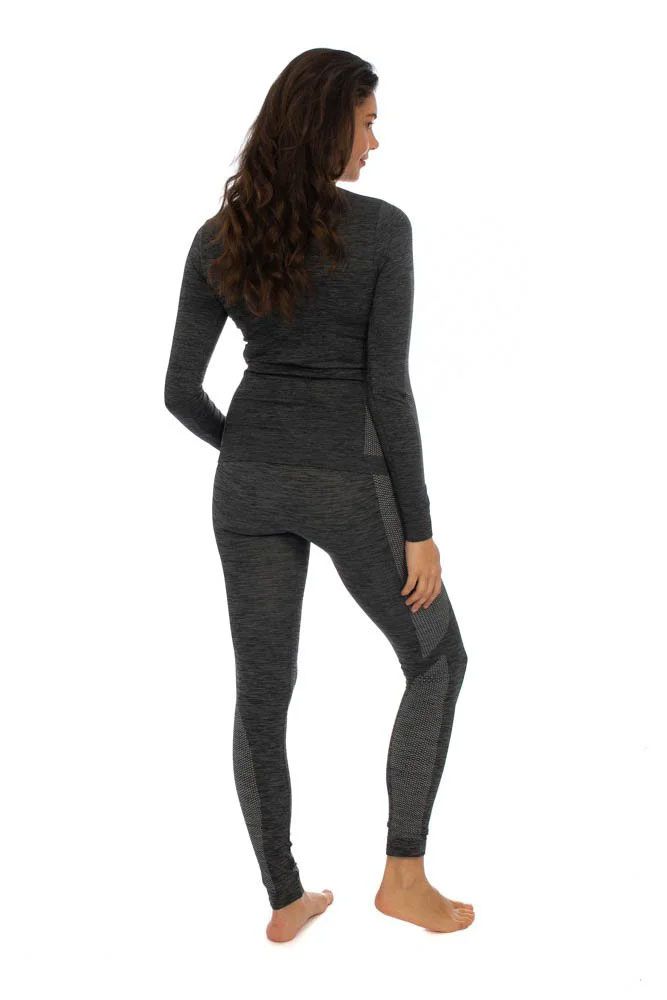 Heatkeeper Thermo Legging Dames Premium Zwart Melange