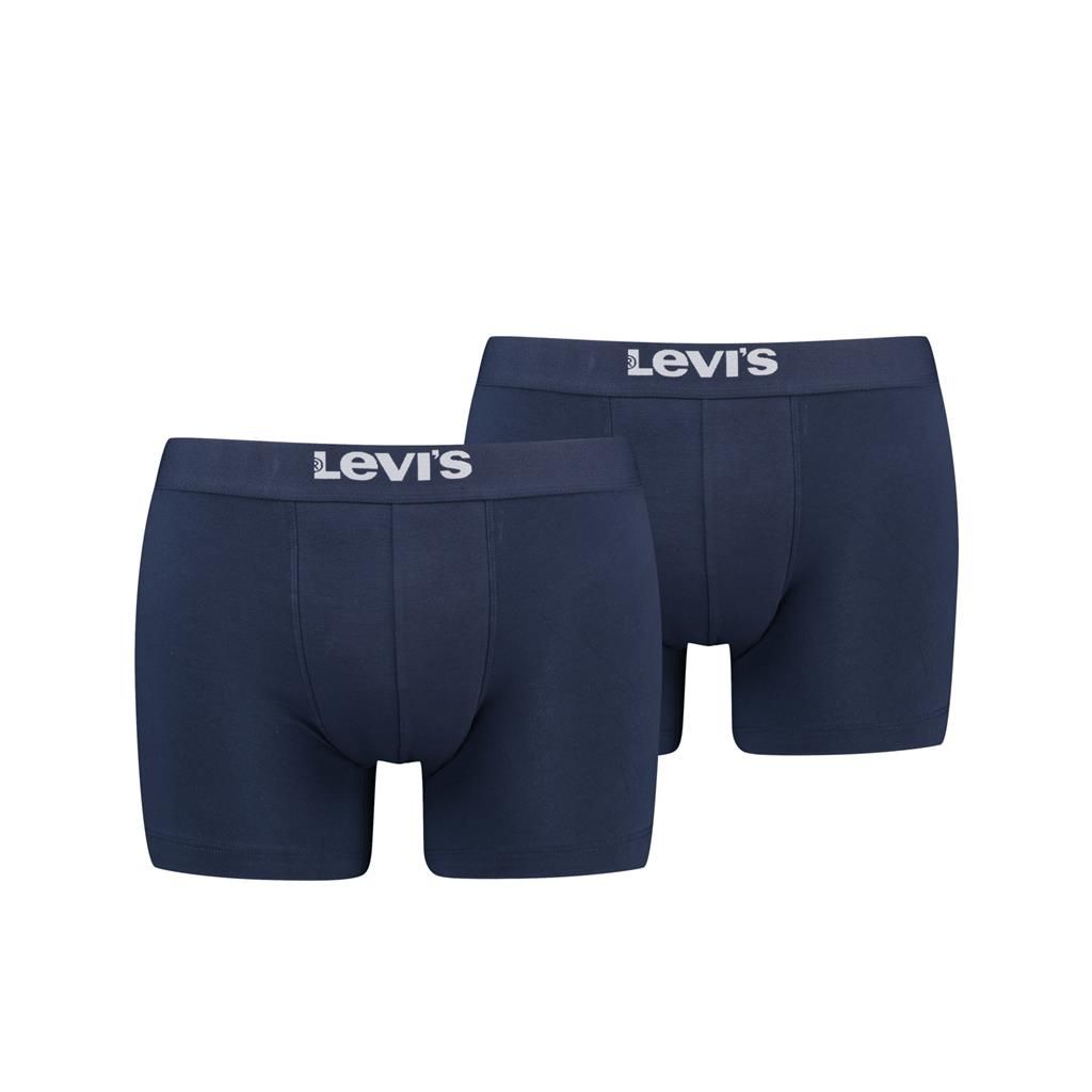 Levi's Boxershorts Heren 6-pack Solid Organic Cotton Navy