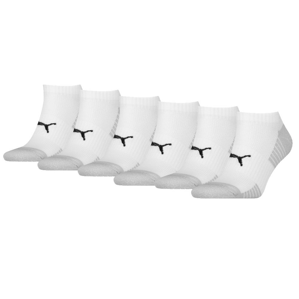 Puma Sport Cushioned Sneakersokken 6-pack Wit