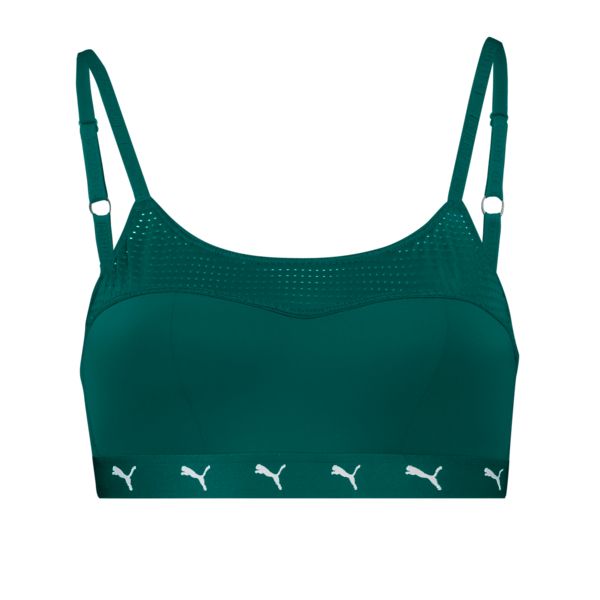 Puma Padded Sport Top Dames Varsity Green