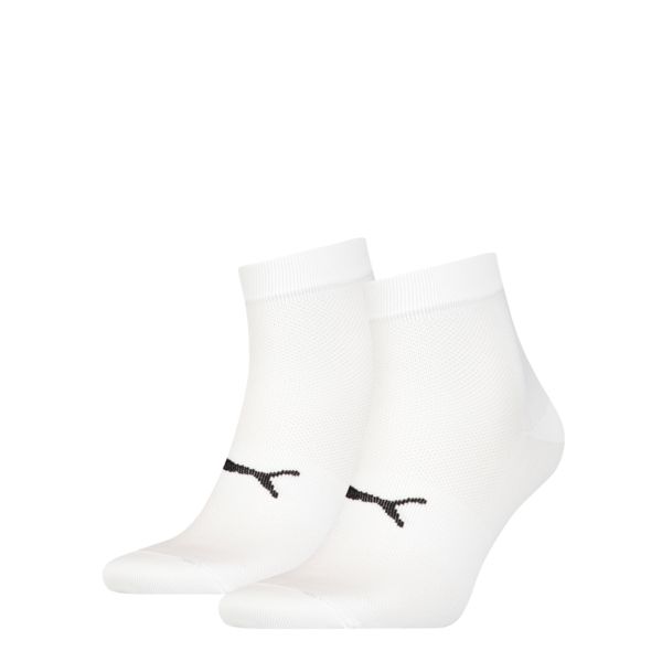 Puma Sport Quartersokken Light 2-pack Wit