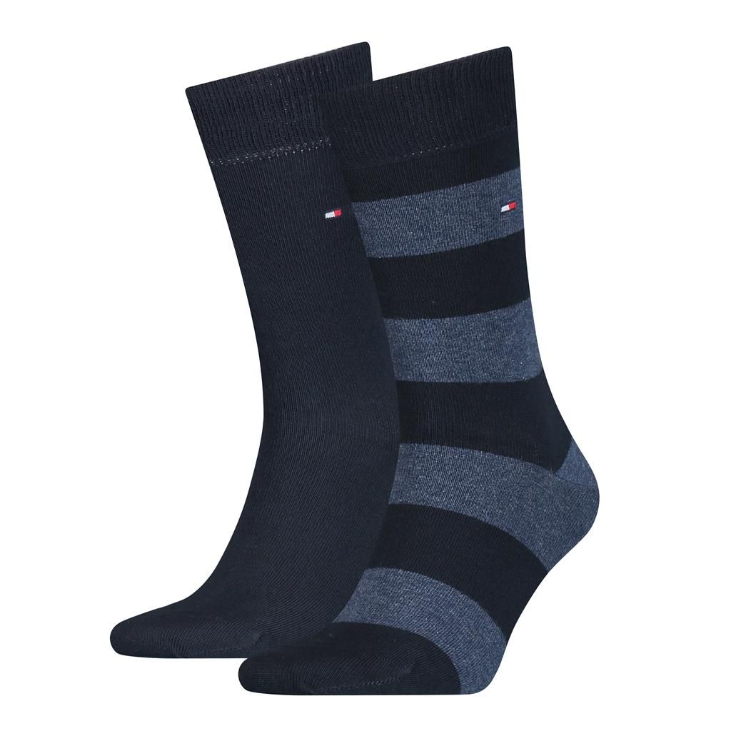 Tommy Hilfiger Sokken Heren Rugby 6-pack Dark Navy