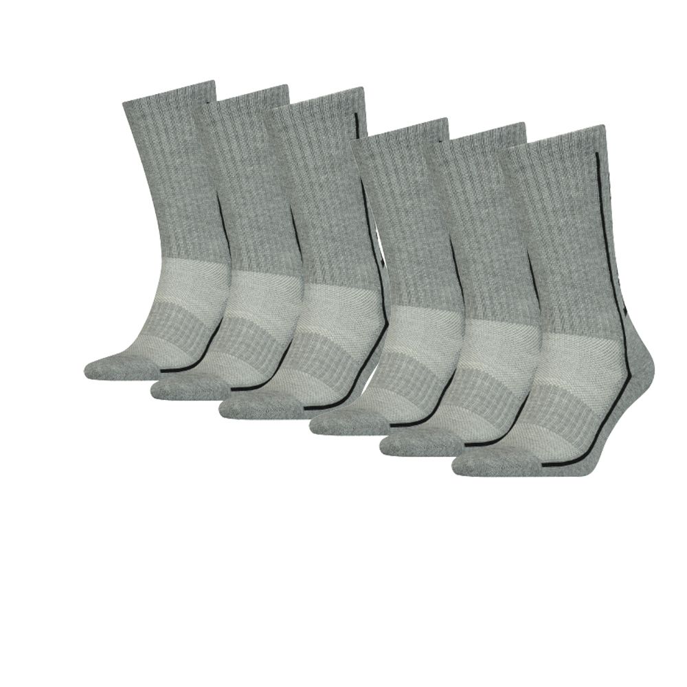 HEAD Sokken Performance Crew 6-pack Grijs