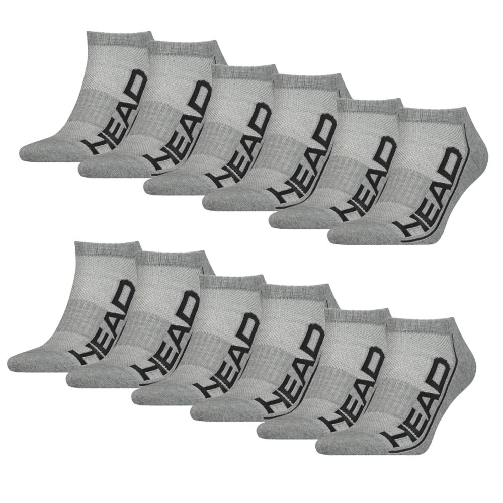 HEAD Sneakersokken Performance 12-pack Grijs