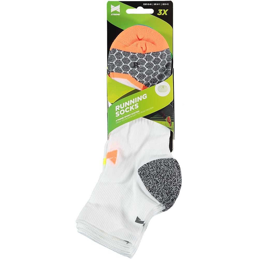 Xtreme Hardloop Sokken 3-pack Multi White