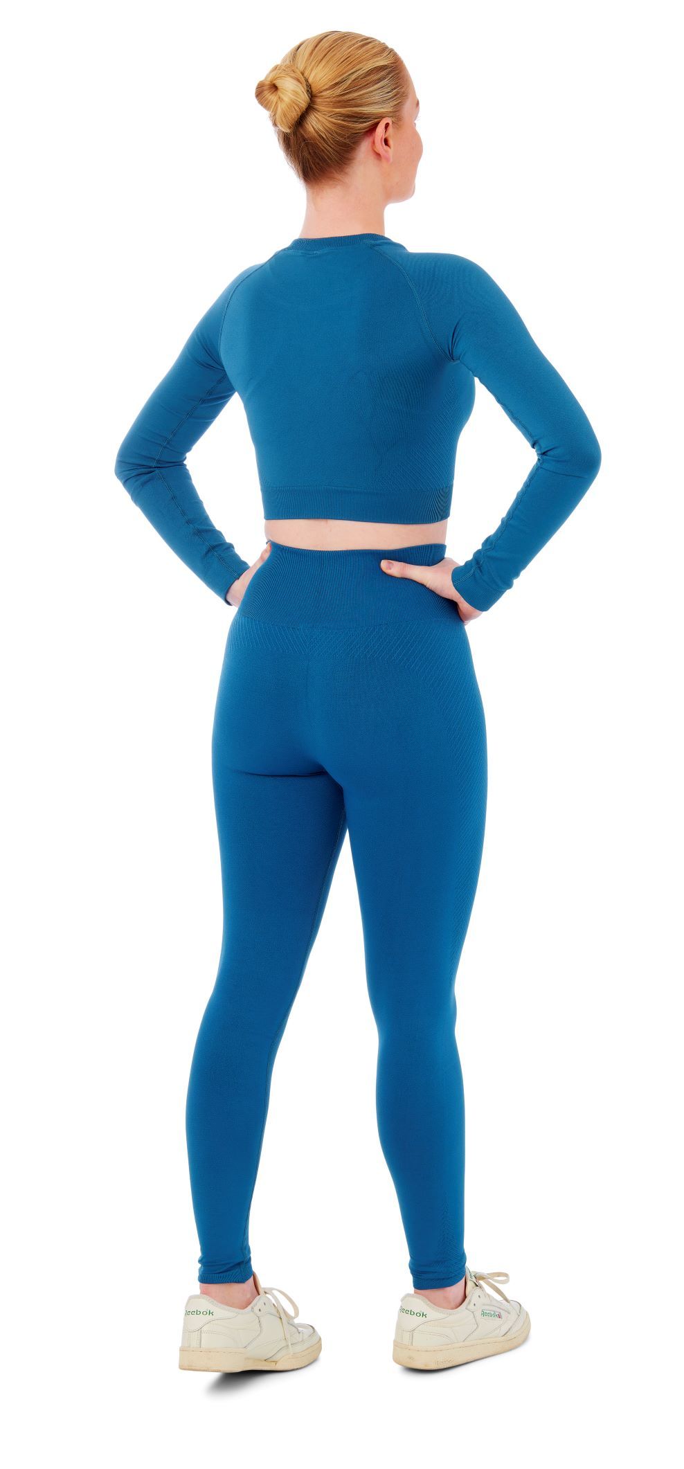 Xtreme Sportswear Dames Sportset - Sportlegging + Sport Croptop - Blauw