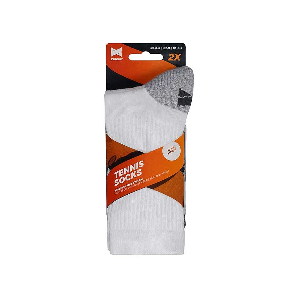 Xtreme Tennis / Padel Sokken 2-pack Multi White