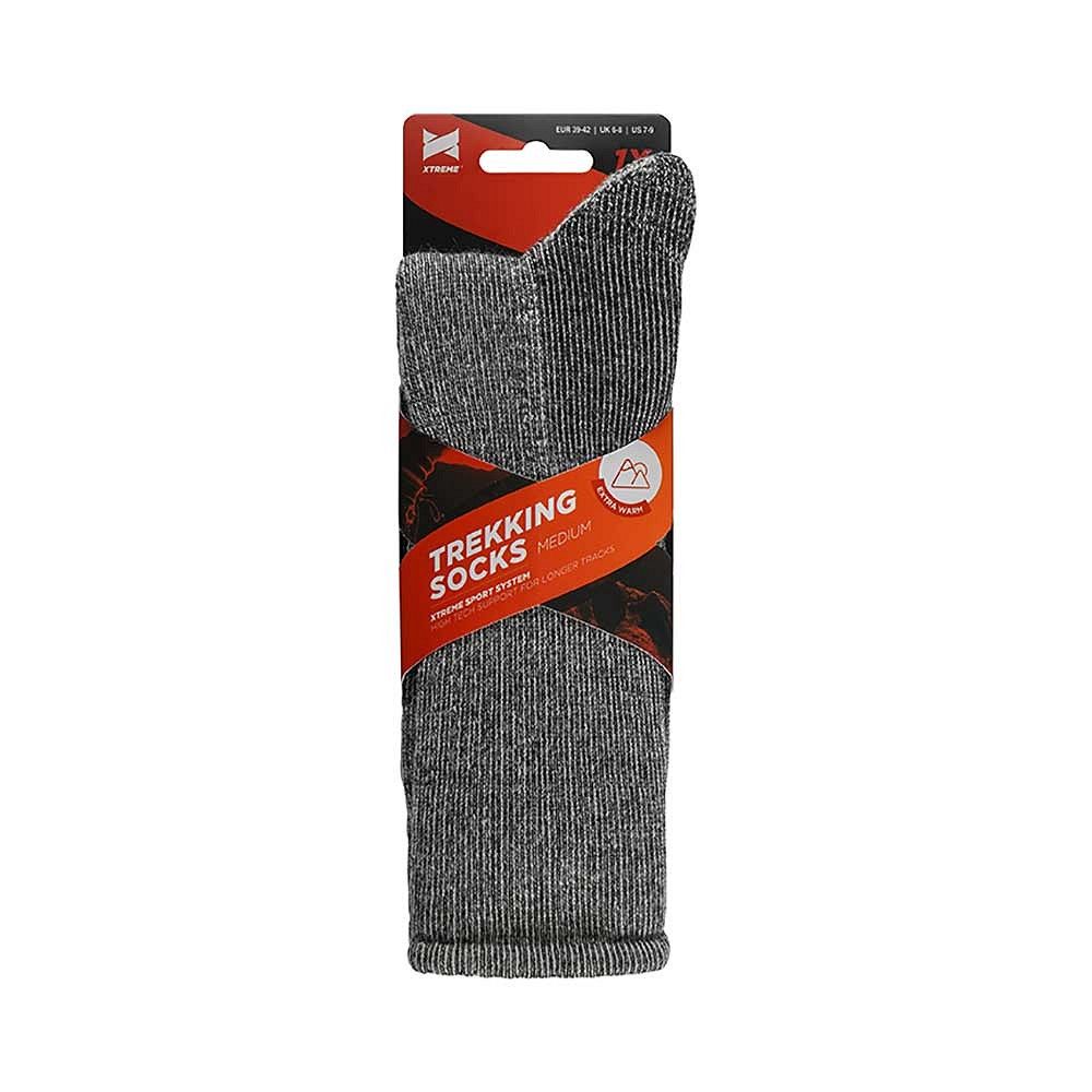 Xtreme Trekking Sokken Thermal Medium 1-pack Grey Mouliner