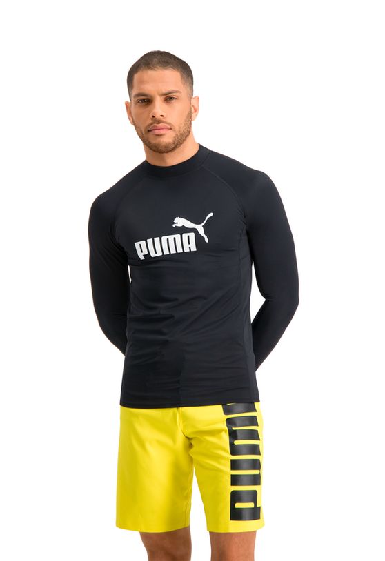 Puma Long Sleeve Rash Guard Heren Zwart