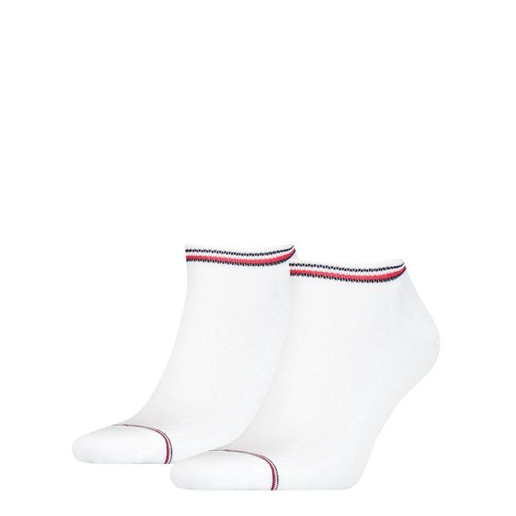 Tommy Hilfiger Sokken Men Iconic Sneaker White 2-Pack