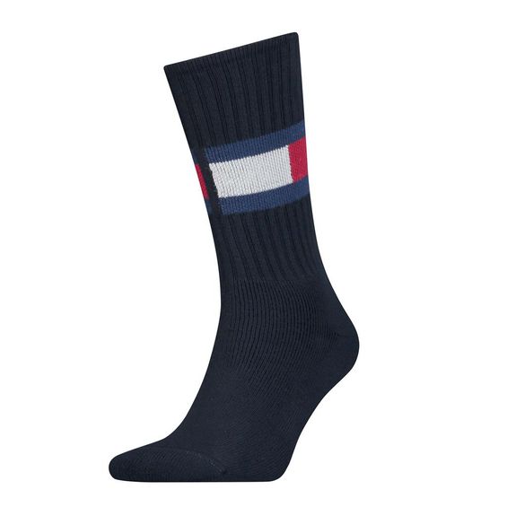 Tommy Hilfiger Sokken Flag Dark Navy 1-pack