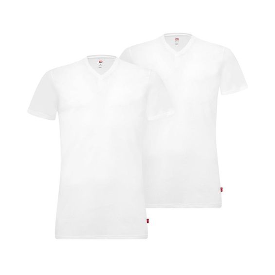 Levi's Men V-Neck White 2-Pack