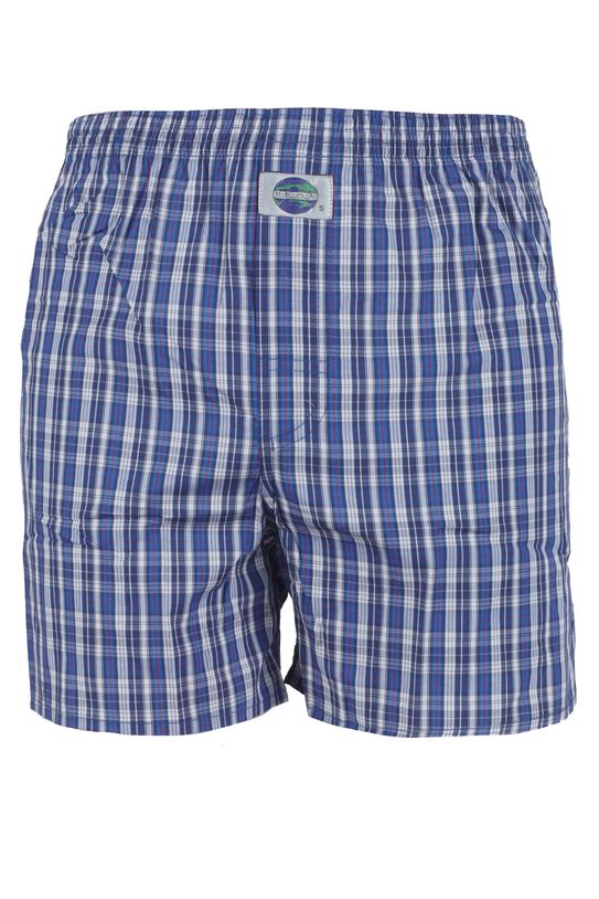 DEAL International boxershort Kariert Blauw