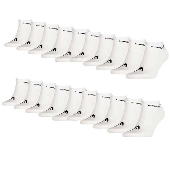 Head Sokken Sneaker 20-pack Wit