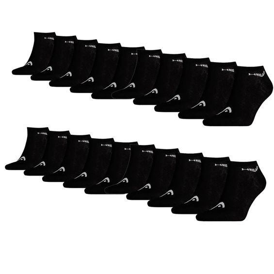 Head Sokken Sneaker 20-pack Zwart