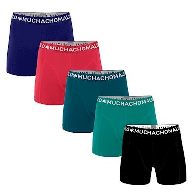 Muchachomalo Men 5-Pack Light Cotton solid