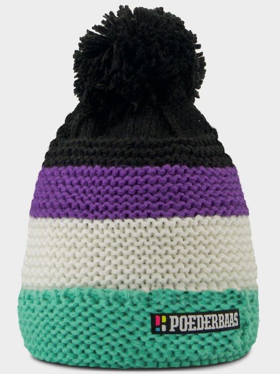 Poederbaas Muts Classic Colorful Beanie 2.0 Multi Green