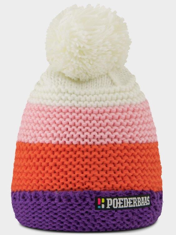 Poederbaas Muts Classic Colorful Beanie 2.0 Multi Purple