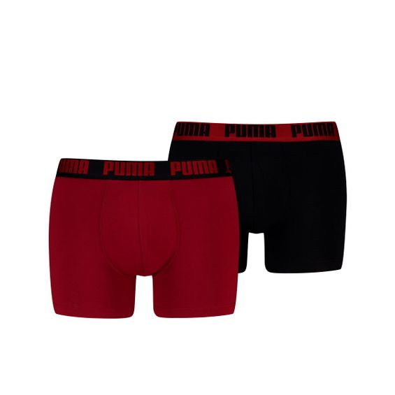 Puma Boxershorts Basic 2-pack Burgundy