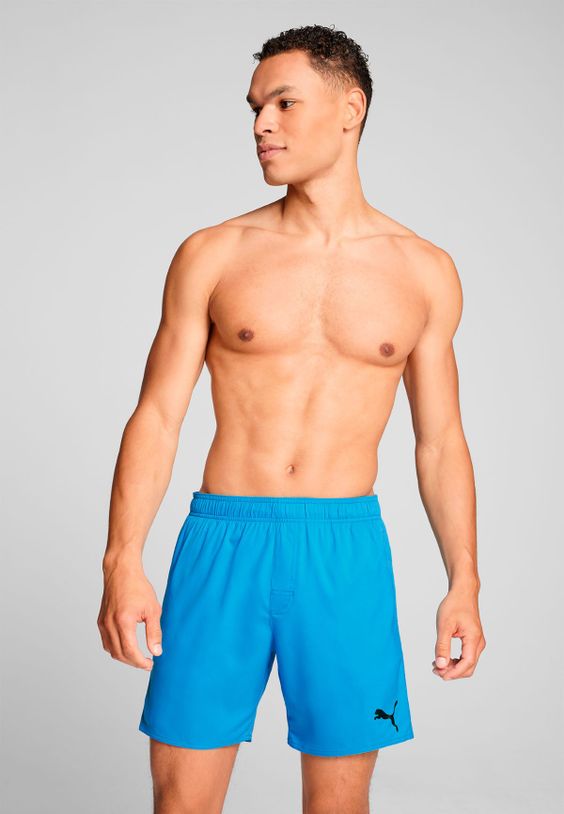 Puma Zwembroek Heren Mid Shorts Speed Blue