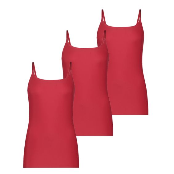 Ten Cate Secrets Spaghetti Top 3-pack Rood