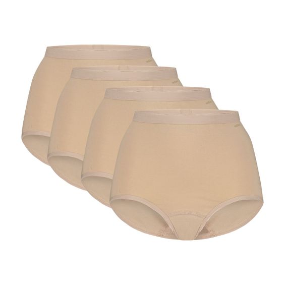 Ten Cate Basics Organic Cotton Stretch High Waist Slip 4-pack Beige